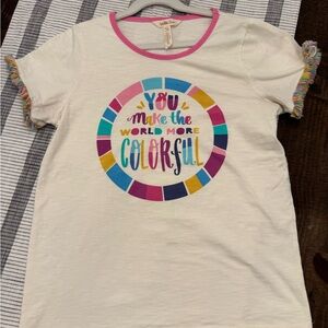 Matilda Jane Pink and Blue Short Sleeve Tee